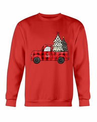 Christmas Tree Truck Sweatshirt - Wear and Wander