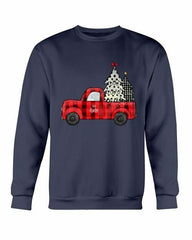 Christmas Tree Truck Sweatshirt - Wear and Wander