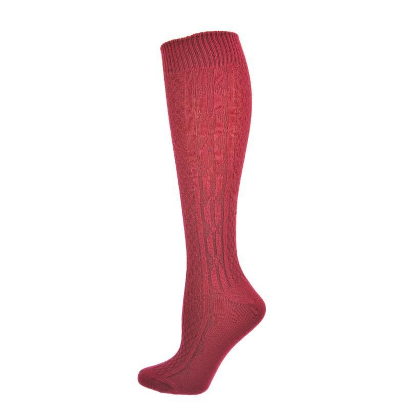 Classic Cable Knit Acrylic Knee High Socks 3 Pair Packs - Wear and Wander