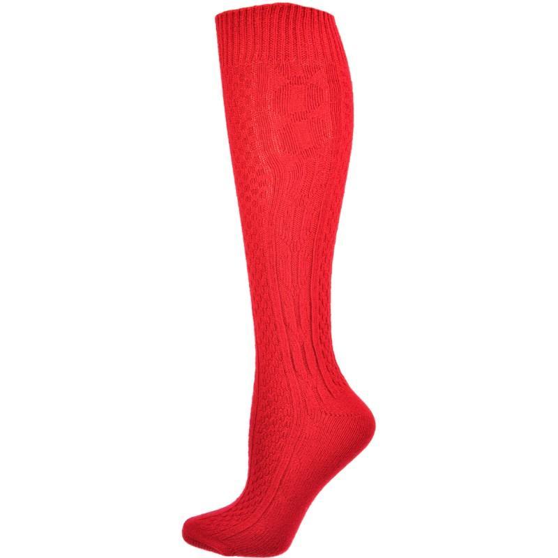 Classic Cable Knit Acrylic Knee High Socks 3 Pair Packs - Wear and Wander