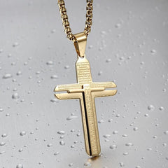 Classic Cross Pendant Necklace - Wear and Wander