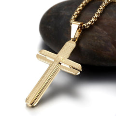 Classic Cross Pendant Necklace - Wear and Wander