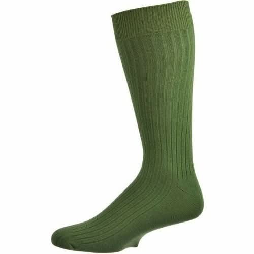 Classic Fine Ribbed Combed Cotton Crew Socks - Wear and Wander