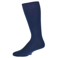 Classic Fine Ribbed Combed Cotton Crew Socks - Wear and Wander