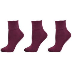 Classic Ribbed Single Cuff Pima Cotton 3 Pairs School Uniform Socks - Wear and Wander