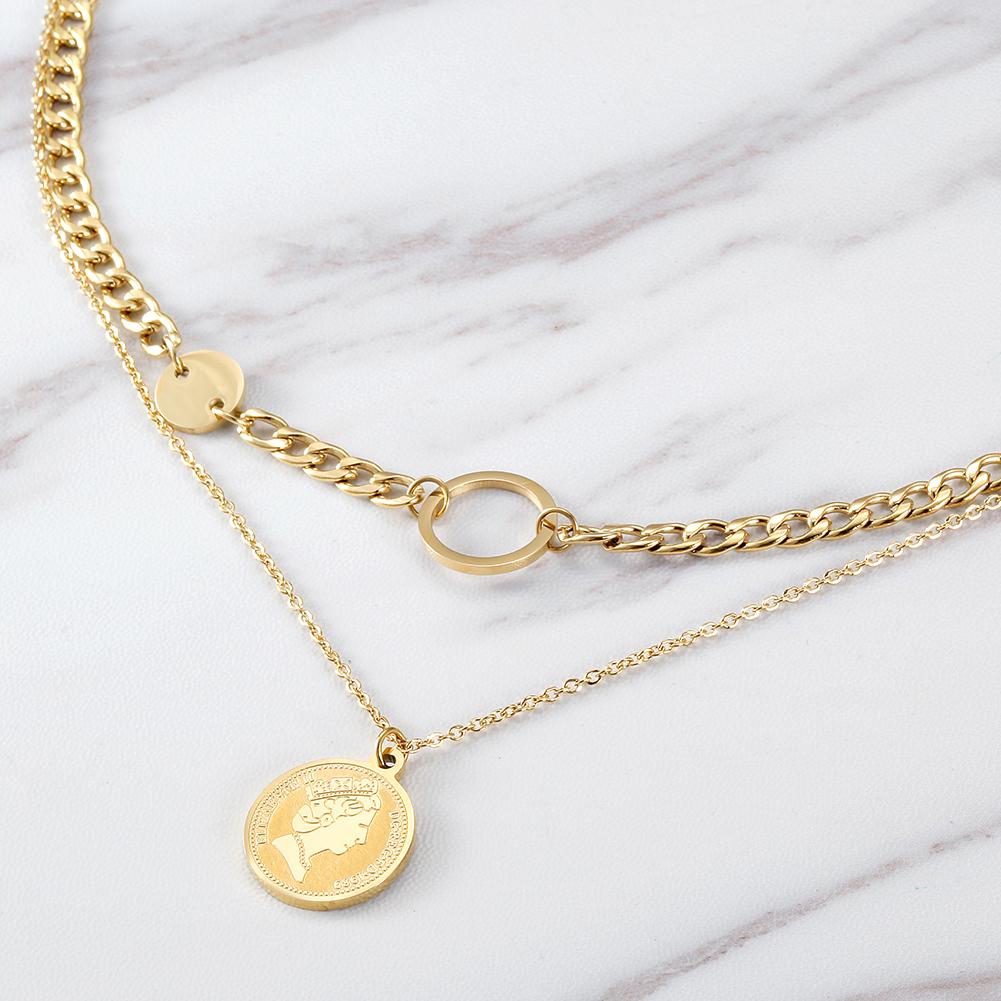 Coin Layered Necklace - Wear and Wander