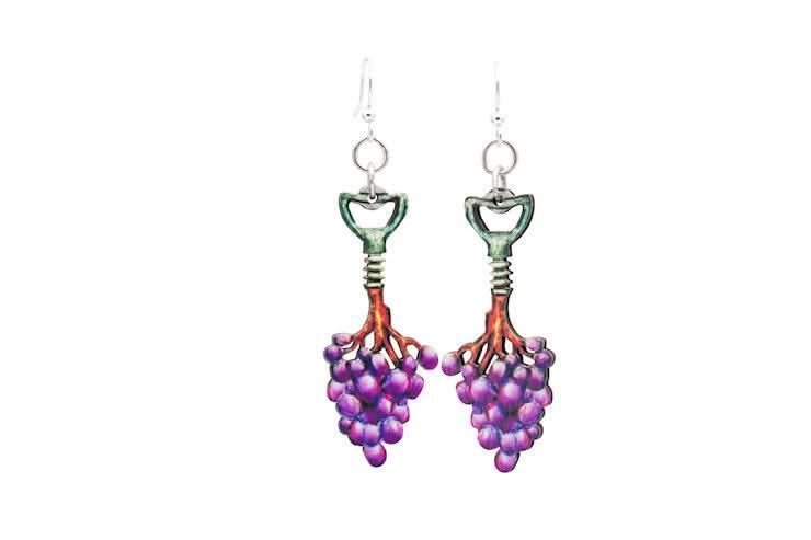Corkscrew Grape Vine Earrings 1625 - Wear and Wander