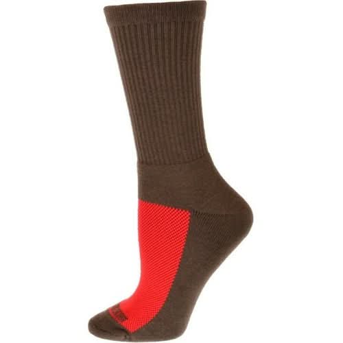 Cotton Crew Mesh Top Cushioned Sole Performance Socks - Wear and Wander