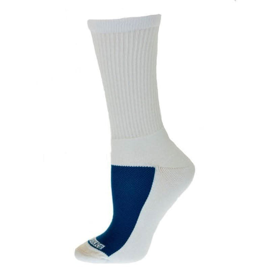 Cotton Crew Mesh Top Cushioned Sole Performance Socks - Wear and Wander