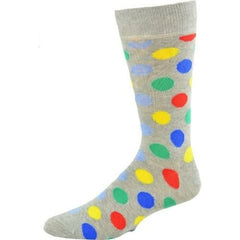 Cotton Polka Dot Crew Socks - Wear and Wander