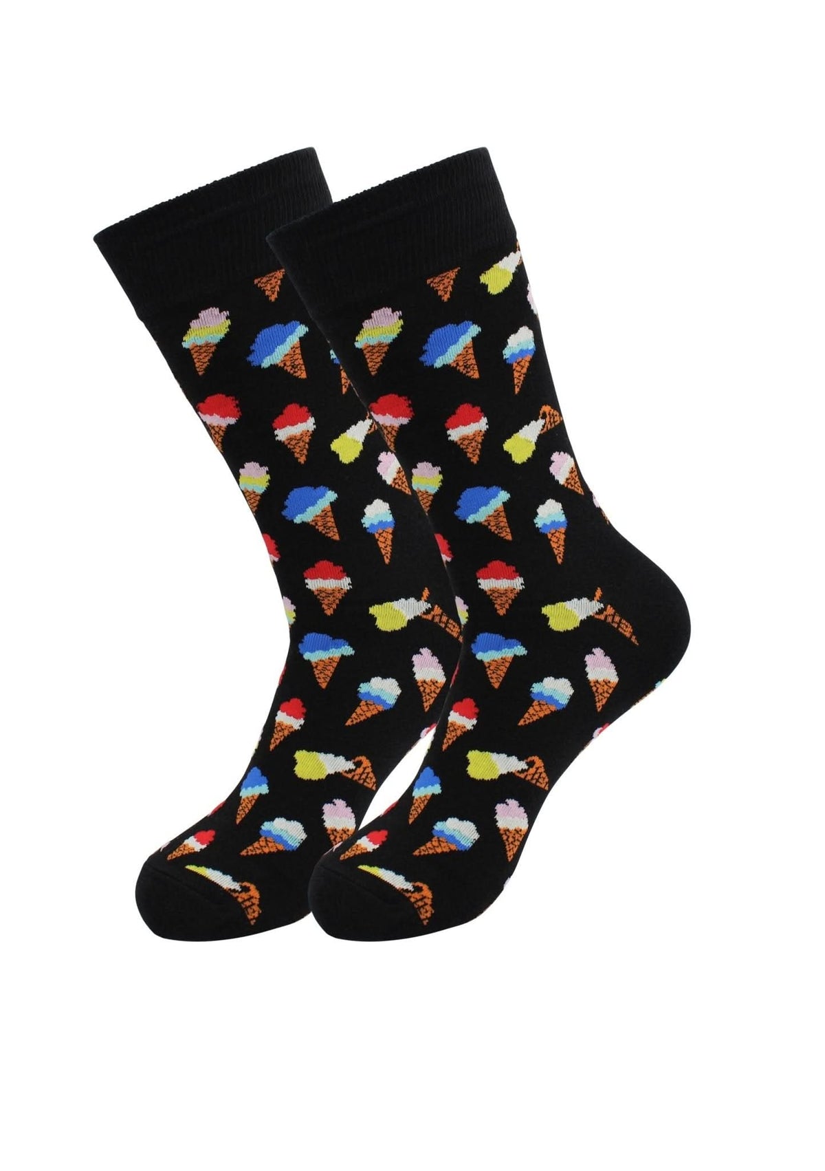 Cozy Designer Trending Food Socks - Ice Cream for Men and Women - Wear and Wander
