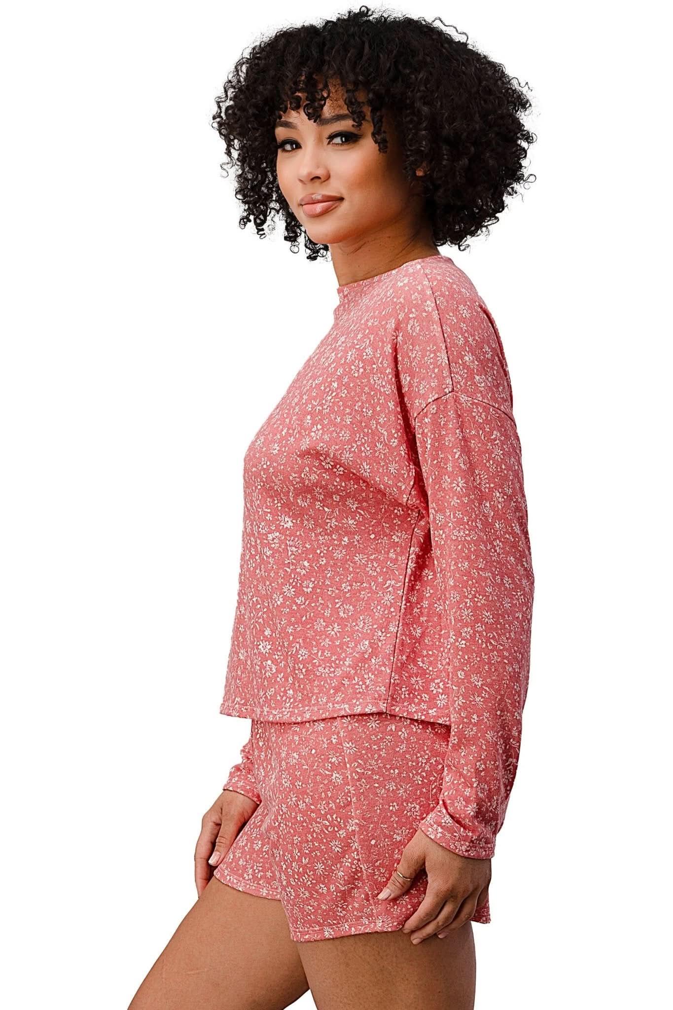 Cozy Printed Lounge Set for Women - Wear and Wander