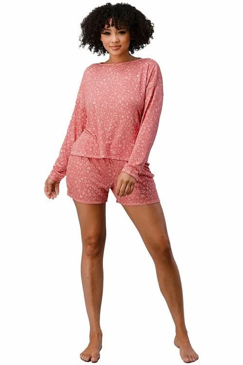 Cozy Printed Lounge Set for Women - Wear and Wander