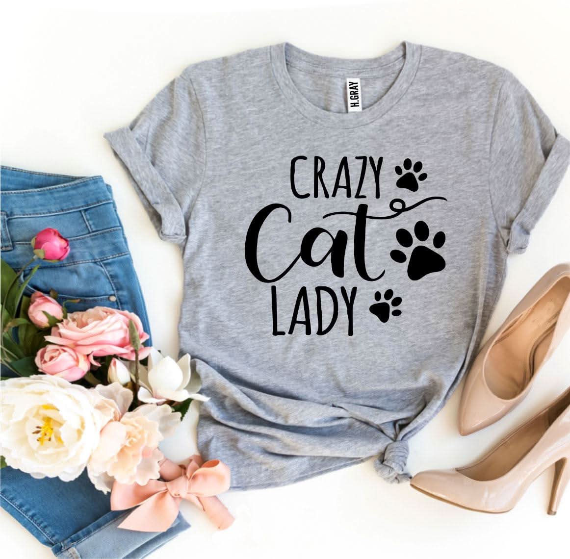 Crazy Cat Lady T-shirt - Wear and Wander