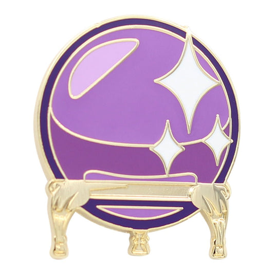 Crystal Ball Enamel Pin – Occult & Kawaii Pin - Wear and Wander