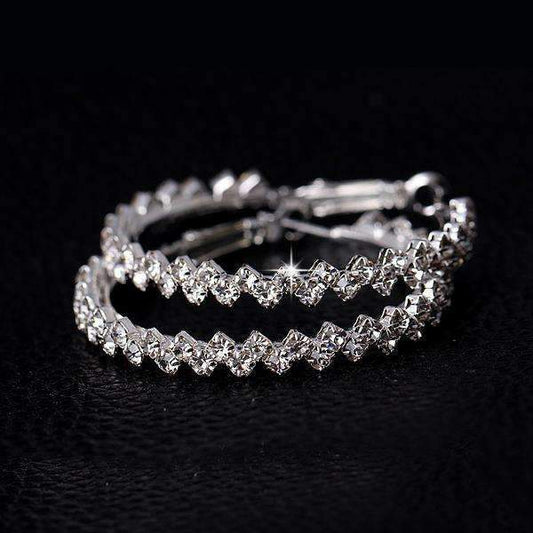 Crystal Hoop Earrings - Wear and Wander