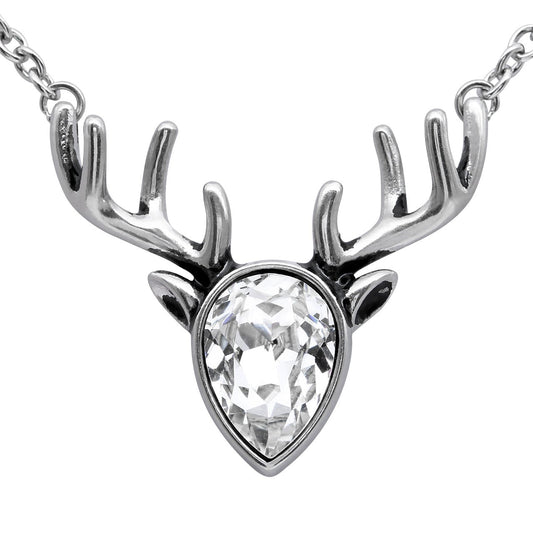 Crystal Reindeer Necklace - Wear and Wander