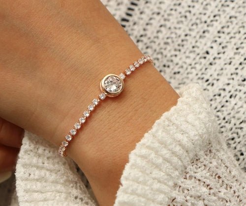 Crystal Tennis Bracelet - Wear and Wander