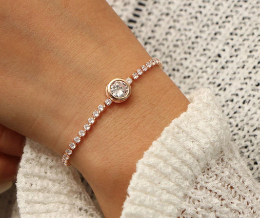 Crystal Tennis Bracelet - Wear and Wander