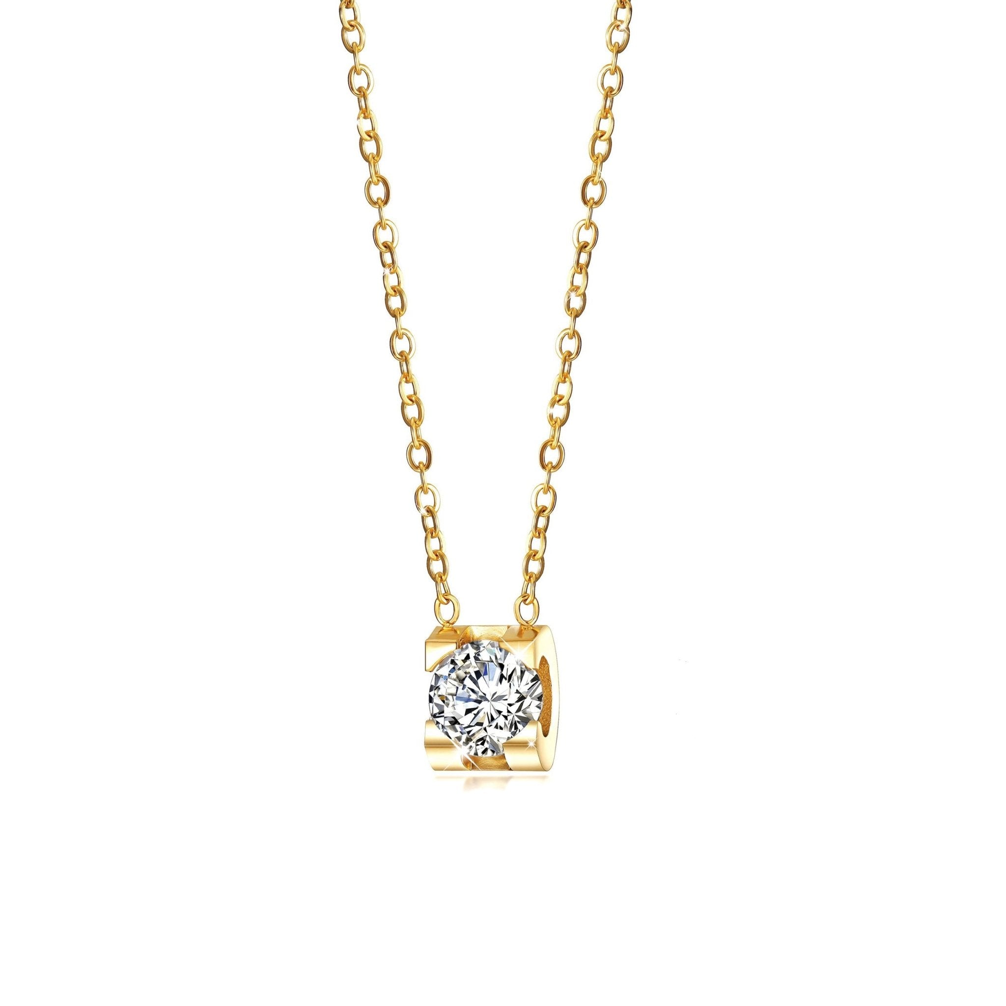 Cubic Zirconia Pendant Necklace - Wear and Wander