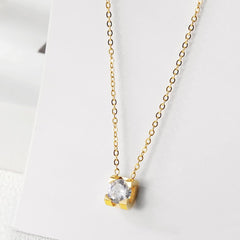 Cubic Zirconia Pendant Necklace - Wear and Wander