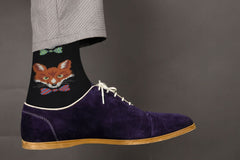 Cute Casual Designer Animal Socks - Fox - for Men and Women - Wear and Wander