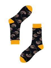 Cute Casual Designer Animal Socks - Sloth - for Men and Women - Wear and Wander