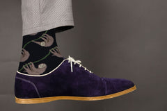 Cute Casual Designer Animal Socks - Sloth - for Men and Women - Wear and Wander