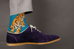Cute Casual Designer Animal Socks - Tiger for Men and Women - Wear and Wander