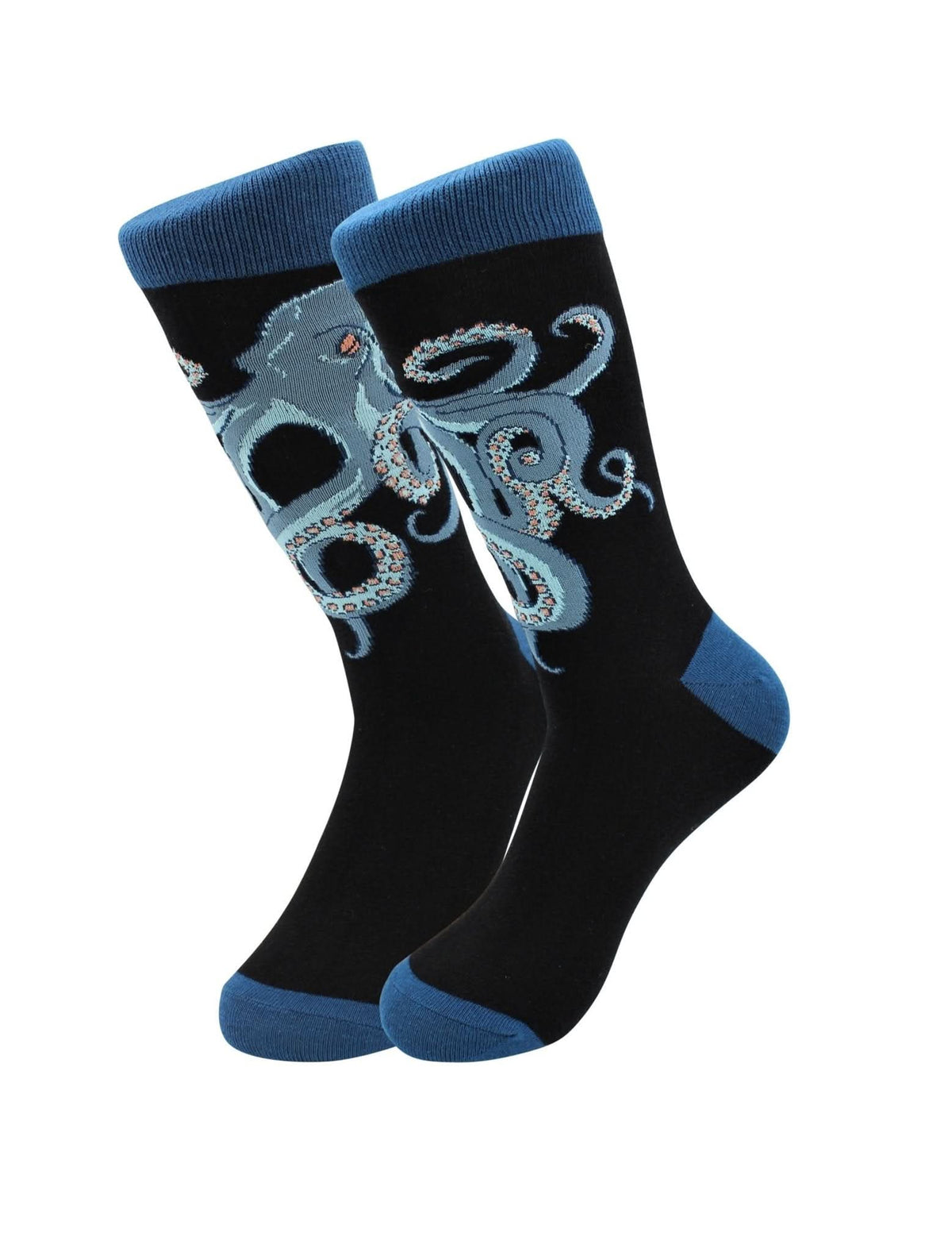 Cute Casual Designer Seafood Socks - Octopus - for Men and Women - Wear and Wander