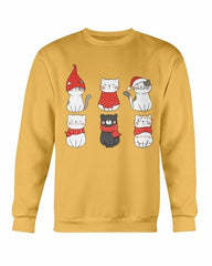 Cute Cats Christmas Sweatshirt - Wear and Wander