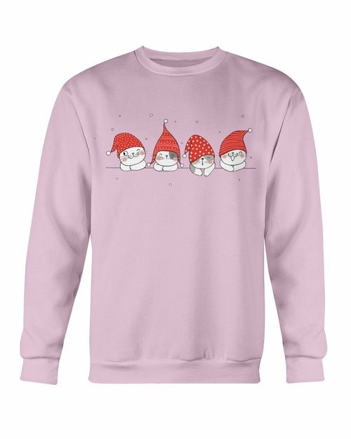 Cute Cats Christmas Sweatshirt - Wear and Wander