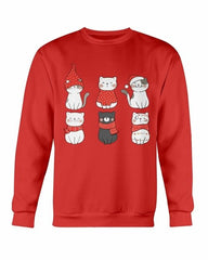 Cute Cats Christmas Sweatshirt - Wear and Wander