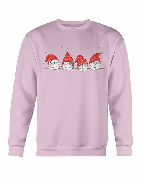 Cute Cats Christmas Sweatshirt - Wear and Wander