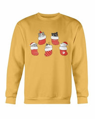 Cute Cats Christmas Sweatshirt - Wear and Wander