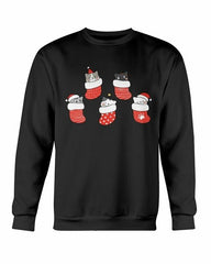 Cute Cats Christmas Sweatshirt - Wear and Wander