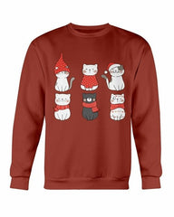 Cute Cats Christmas Sweatshirt - Wear and Wander