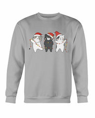 Cute Cats Christmas Sweatshirt - Wear and Wander