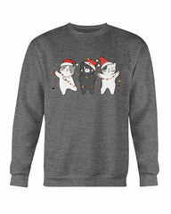 Cute Cats Christmas Sweatshirt - Wear and Wander