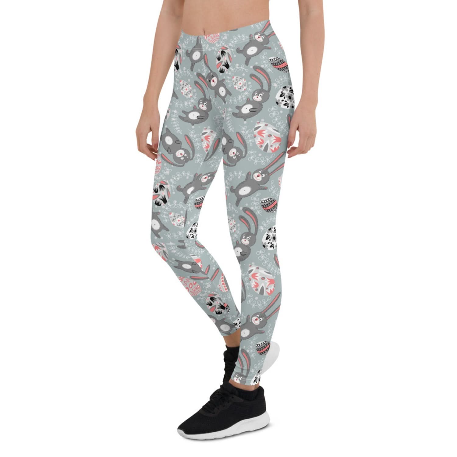 Cute Easter Bunny Leggings for Women - Wear and Wander