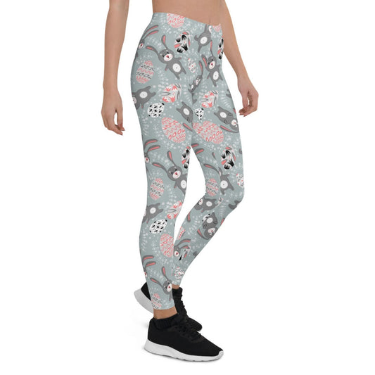 Cute Easter Bunny Leggings for Women - Wear and Wander