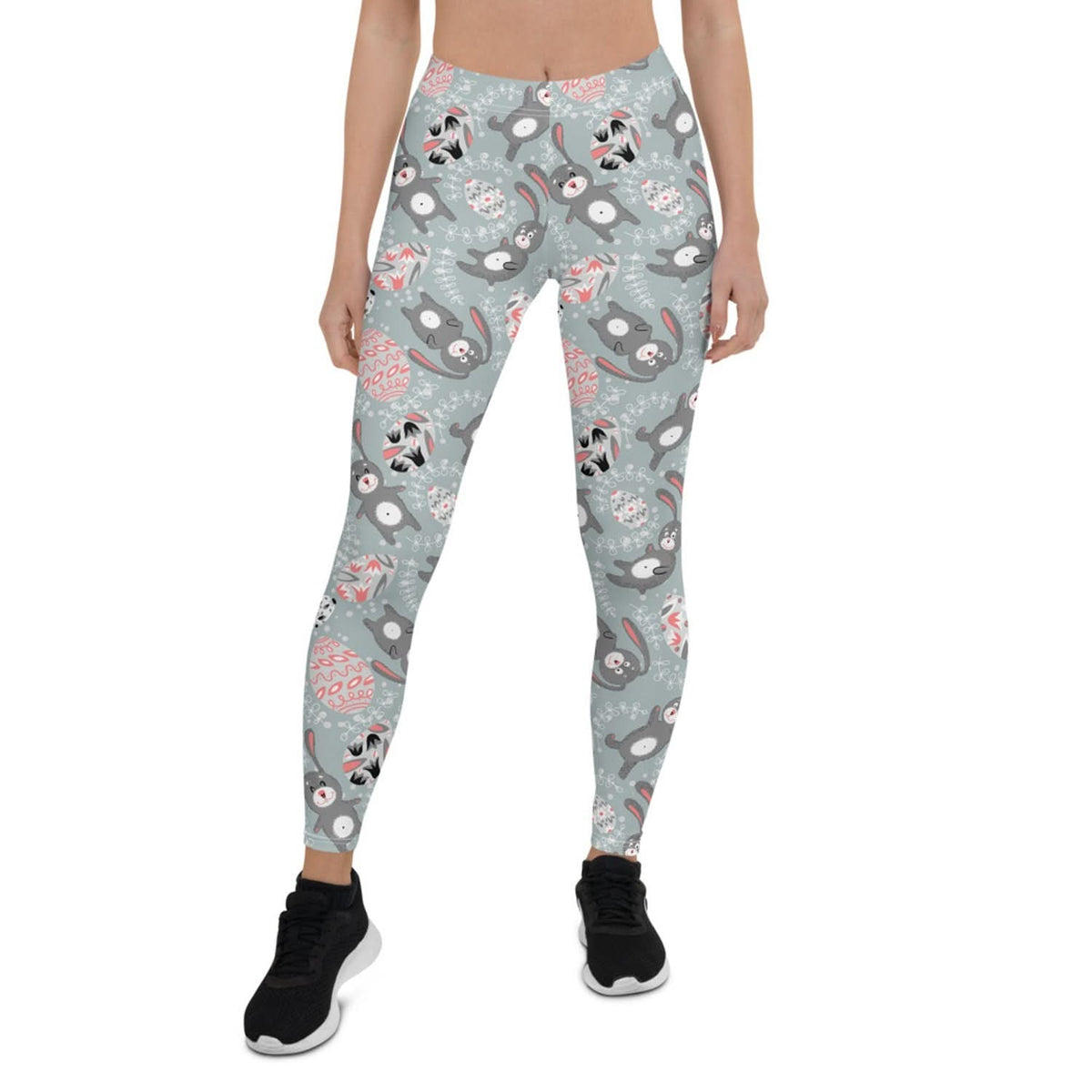 Cute Easter Bunny Leggings for Women - Wear and Wander