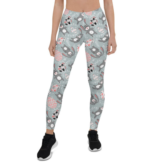 Cute Easter Bunny Leggings for Women - Wear and Wander
