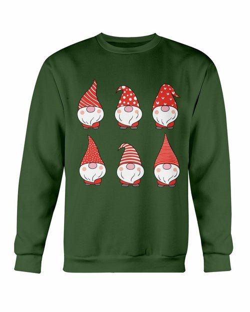 Cute Gnomes Christmas Sweatshirt - Wear and Wander