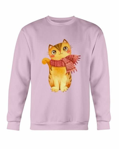 Cute Winter Cats Christmas Sweatshirt - Wear and Wander
