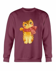 Cute Winter Cats Christmas Sweatshirt - Wear and Wander