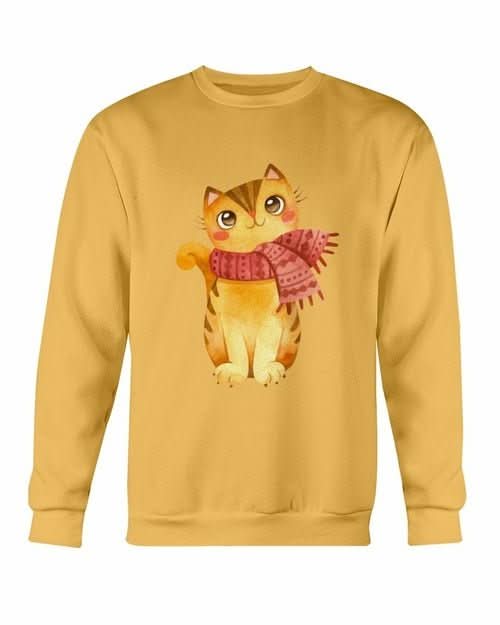 Cute Winter Cats Christmas Sweatshirt - Wear and Wander