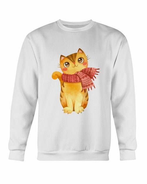 Cute Winter Cats Christmas Sweatshirt - Wear and Wander