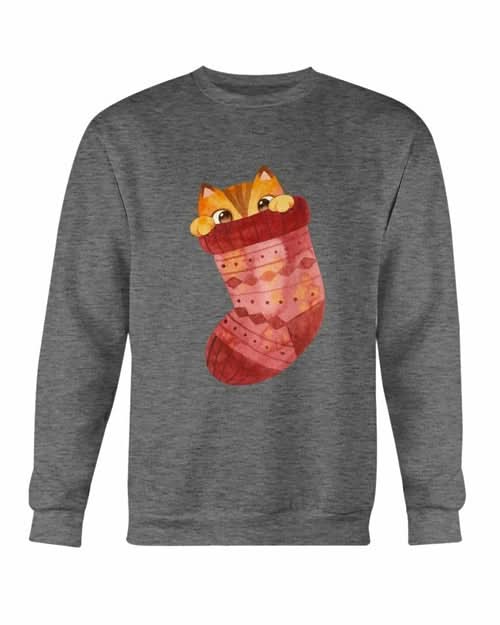 Cute Winter Cats Sweatshirt - Wear and Wander