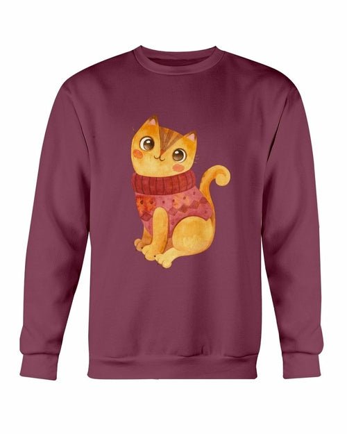 Cute Winter Cats Sweatshirt - Wear and Wander